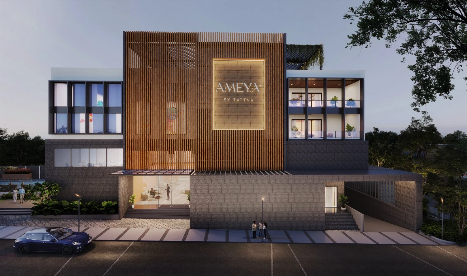 Ameya clubhouse lobby