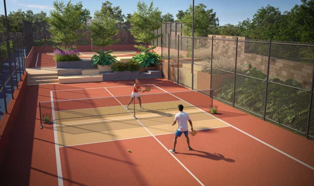 Pickleball court at Ameya